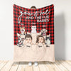 Mockup Fleece Blanket