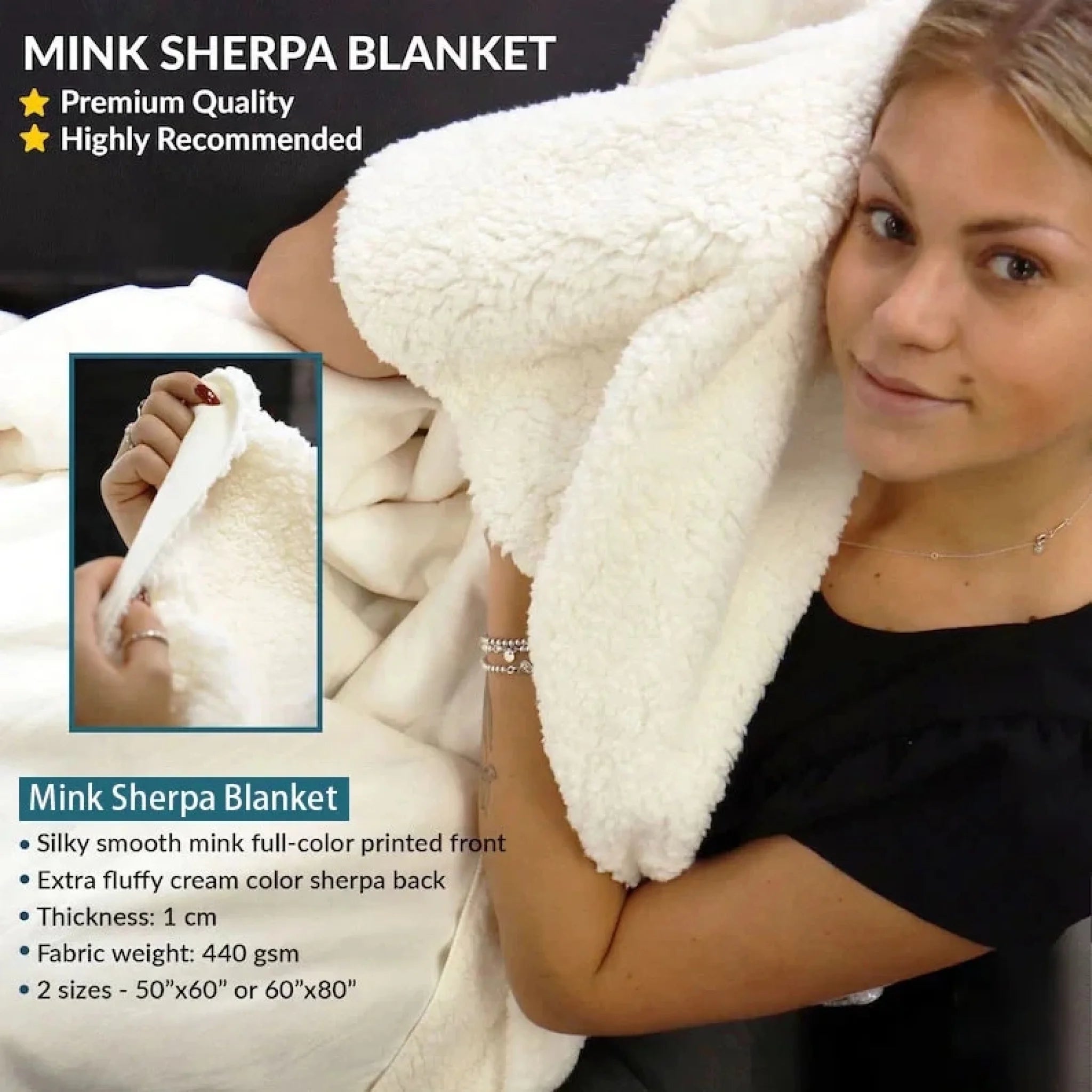 Mockup Fleece Blanket