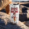 Lovely Dog Mom Version 2 - Personalized Custom 3D Inflated Effect Tumbler