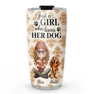 Pumskin Dog Autumn - Personalized Custom Tumbler