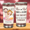 Personalized Couple Tumbler, Love Your Butt, Unique Gift Ideas For Couples