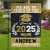 We Are So Proud Of You - Family Personalized Custom Flag - Graduation Gift For Family Members, Siblings, Brothers, Sisters