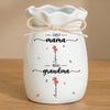Mockup Ceramic Flower Vase-White-S