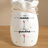 Mockup Ceramic Flower Vase-White-M