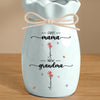Mockup Ceramic Flower Vase-Blue-M