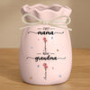 Mockup Ceramic Flower Vase-Pink-S
