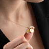 Hidden Name Daisy Necklace with Gift Box - A Secret Message for Your Loved One