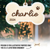 Pets Personalized Custom Shaped Wood Christmas Ornament – Celebrate Your Furry Friends This Holiday