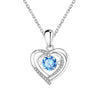 Blue Heart Necklace - Perfect for Mom, Wife, or Special Someone