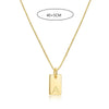 Initial Necklace Engraved A-Z Alphabet - Show Your Love with a Custom Gift