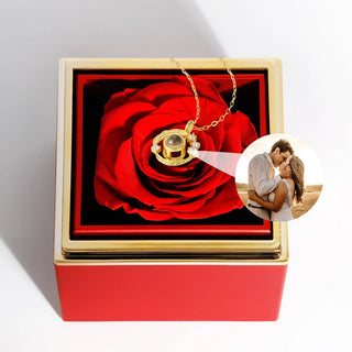 Eternal Rose Box with Custom Memorial Picture – A Gift of Remembrance