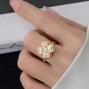 Adjustable Spinning Magic Clover Ring – Lucky Charm Accessory