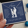 To My Mom Gift From Son - I Will Always Be Your Little Boy - Alluring Beauty Necklace