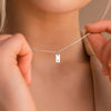 Initial Necklace Engraved A-Z Alphabet - Show Your Love with a Custom Gift