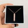 Meaningful Personalized Message Bar Necklace – A Beautiful Gift for Your Loved One