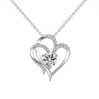 Zircon Double Love Necklace – A Symbol of Endless Love and Connection