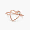 Heart-Cut Sweetheart Stone Ring – Symbol of Love