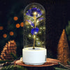 Everlasting Enchanted Rose of Love – Preserved Bloom in Glass Dome with LED Lights