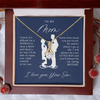 To My Mom Gift From Son - I Will Always Be Your Little Boy - Alluring Beauty Necklace