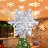 Christmas Tree Star & Snowflake Projection Light – A Festive Glow for Your Holidays