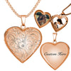 Personalized Heart Locket Necklace – Keep Loved Ones Close to Your Heart