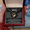 To My Wife - Meeting You Was Fate - Forever Heart Necklace Gift Set