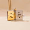My Daughter Book Necklace - I'm Always With You