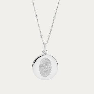 Signature Classic Fingerprint Necklace – A Unique Keepsake, Thoughtful Gift for Her, for Mom, or Someone Special