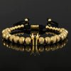 Luxury Bracelet Set "To My Man - Straighten Your Crown"