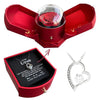 Forever Love Necklace - With real Rose - To my Love