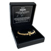 Luxury Bracelet Set "To My Man - Straighten Your Crown"