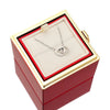 Eternal Rose Box - With Personalized Necklace And Real Rose