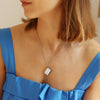Custom Book Necklace, Any Message Inside - Anniversary Gift For Her