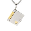 Custom Book Necklace, Any Message Inside - Anniversary Gift For Her