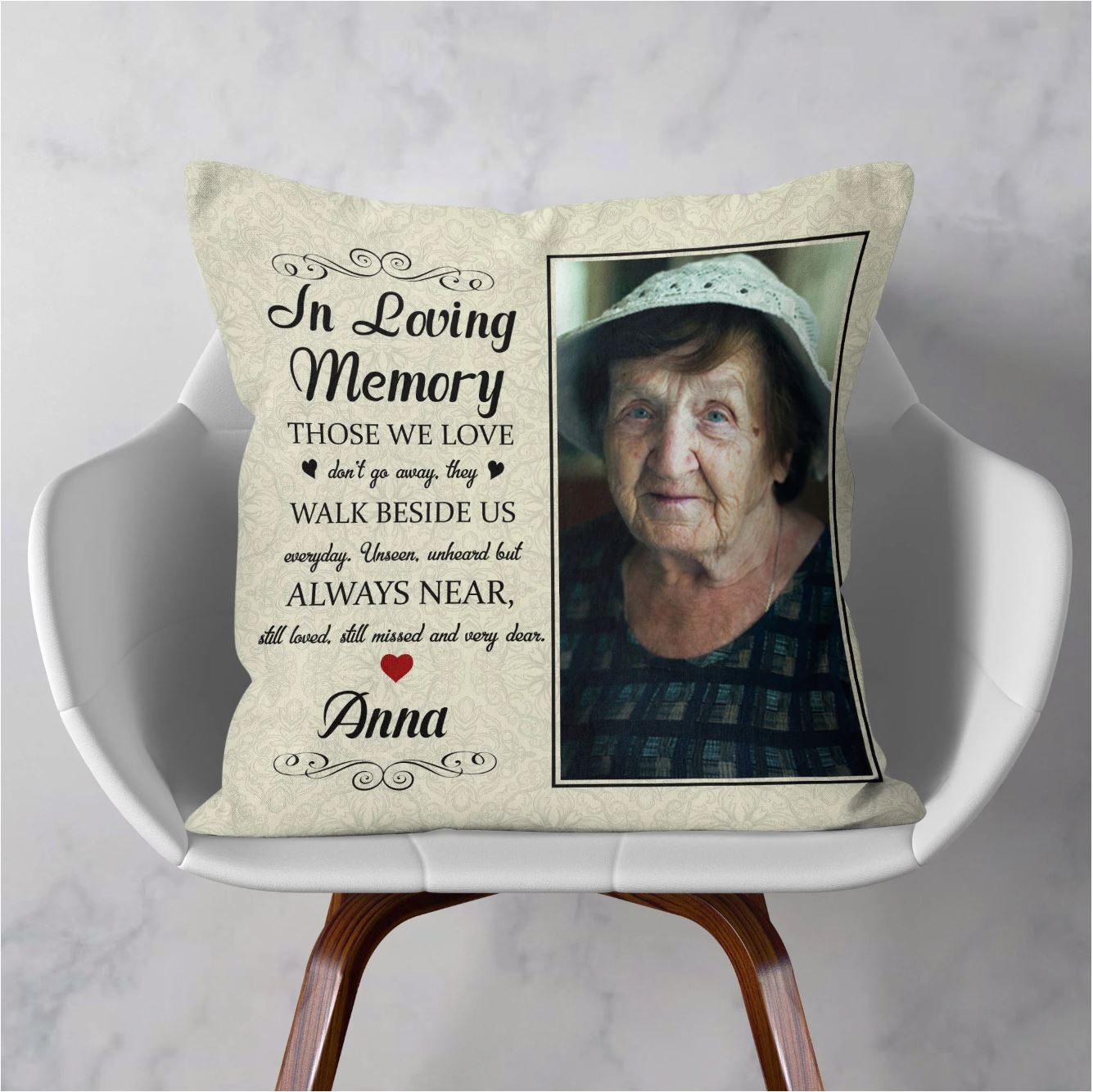 In Loving Memory - Personalized Pillow