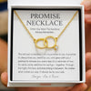Promise Ring Necklace - Valentine's Day Gift For Her
