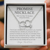 Promise Ring Necklace - Valentine's Day Gift For Her