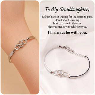 I’ll Always Be With You - Granddaughter Infinity Bracelet Gift Set