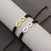 To My Love | Forever Linked Personalized | Infinity Couples Bracelet Set