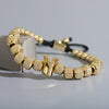 Luxury Bracelet Set "To My Man - Straighten Your Crown"