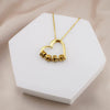 To My Wife - The Heart of the Family - Engraved Name Necklace
