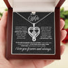 To My Wife | Forever & Always Heart Necklace | Premium Gift Led Box Set