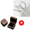 Light Sulpted Ring | Gift For Her, Gift For Him | Couple Gifts With Personalized Box Luxury