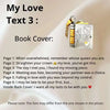 To My Love - For Love - I Love You Book Necklace