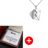 To My Love Necklace | Love Letter Necklace | Premium Led Gift Box Set