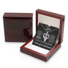 To My Love | Engraved Heart Necklace for Wife | Premium Gift Box Set