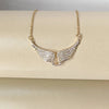 Angel Wing Necklace for Women – Crystal Guardian Angel Wings Pendant Jewelry Gift