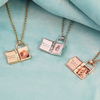 Elegant Padlock Photo Locket Necklace – The Ultimate Romantic Gift