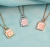 Elegant Padlock Photo Locket Necklace – The Ultimate Romantic Gift