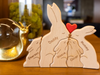 Personalized Wooden Family Rabbit Puzzle – A Heartwarming Keepsake for Your Loved Ones